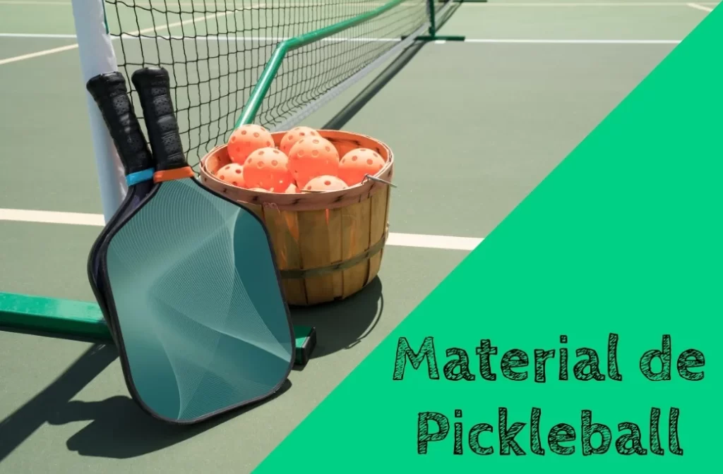 material para jugar a pickleball